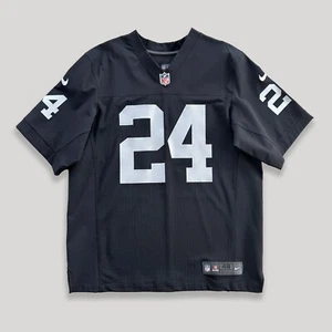 Nike Charles Woodson Oakland Raiders Home Sewn Elite Authentic Jersey 48 - Picture 1 of 6