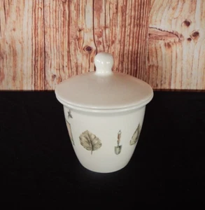Pfaltzgraff Naturewood Large Sugar Bowl with plain lid - Picture 1 of 5