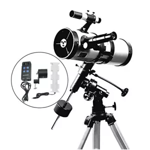 Visionking 114/1000mm EQ Equatorial Mount Space Astronomical Telescope Motor - Picture 1 of 8