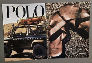 2003 - 2 PG PRINT AD - POLO RALPH LAUREN FOOTWEAR FASHION AD - CARAVAN SANDALE AD - Bild 1 von 1