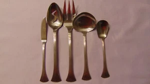 5 REED & BARTON/REBACRAFT KOREA SERVING PIECES "BRETTON WOODS-SHELL" VERY NICE!! - Picture 1 of 3