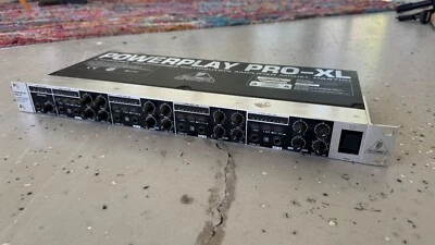 BEHRINGER POWERPLAY PRO-XL 4 CHANNEL HEADPHONE DISTRIBUTION AMPLIFIER HA4700 - Image 1 of 3