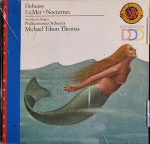 Debussy La Mer Three Nocturnes CD Michael Tilson Thomas VG+ 1988 John McCarthy - Picture 1 of 1