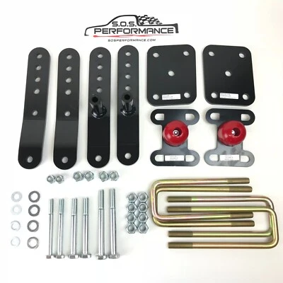 Toyota Tundra 2007-21 2,5/4,5" kit de reducción SOS Performance TR2060B 2x4 y 4X4 Foto 1 de 3