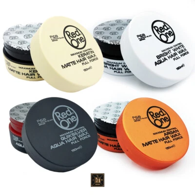 Auswahl RedOne Haarwachs Wax 150ml (Argan Keratin Bright White Quicksilver) - Bild 1 von 4