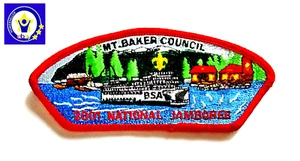 Mount Baker Council 2001 National Jamboree roter Faden BSA Aufnäher - Bild 1 von 2