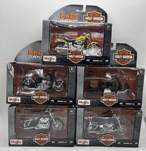 2016 STREET 750 HARLEY DAVIDSON MOTORCYCLE MAISTO SERIES LOT Of (5) - Picture 1 of 7