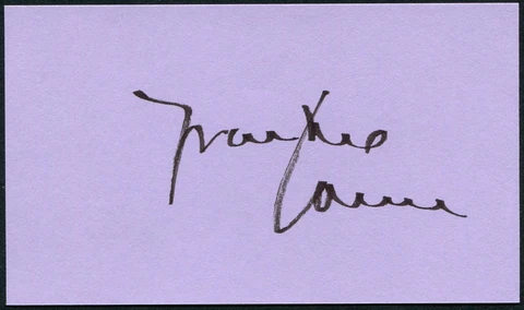 FRANKIE LAINE SIGNED 3X5 INDEX CARD POP JAZZ SINGER THAT LUCKY OLD SUN I BELIEVE Cover