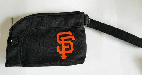 NEW! SAN FRANCISCO GIANTS JERSEY STADIUM WRISTLET WALLET LICENSED Cover