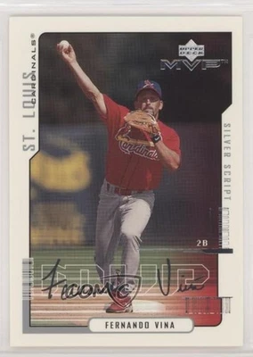 2000 Upper Deck MVP Silver Script Fernando Vina #53 - Image 1 of 2