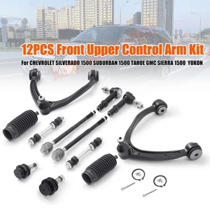 12X Front Upper Lower Control Arm Kit For Silverado 1500 Sierra 1500 2007-2013 - Picture 1 of 23