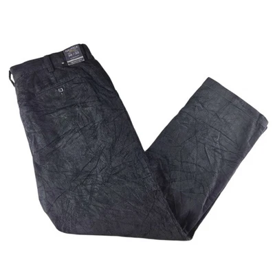 Pantalon de pont Nautica pantalon velours côtelé homme W38 L32 noir BNWT coupe classique coton - Photo 1/4