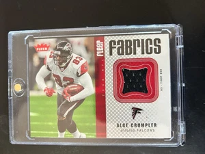 2006 FLEER FABRICS ALGE CRUMPLER JERSEY RELIC ATLANTA FALCONS - Picture 1 of 2