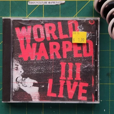 Used Audio Music CD Various World Warped III Live Compilation Side One Dummy  Foto 1 de 4