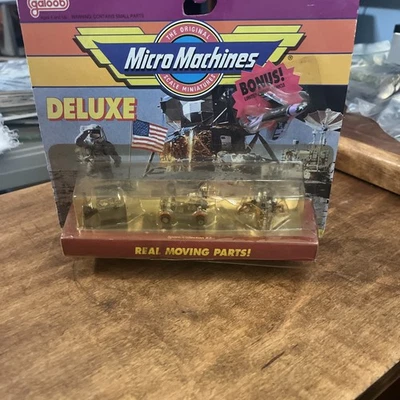 1990 Micro Machines Space Deluxe Edition Apollo Capsule Moon Rover Lunar Module - Image 1 of 4
