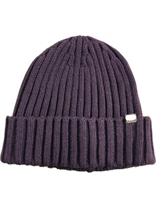 Beanie One Size Mulled Wine Acrylic Polyester - Picture 1 of 1