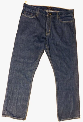 Adam Levine "The Patriot" W36xL32 Mens Blue Jeans Solid Denim  #6 - Image 1 of 4