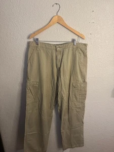 Pantalones cargo caqui para hombre sin marca talla 36X32 - Imagen 1 de 10