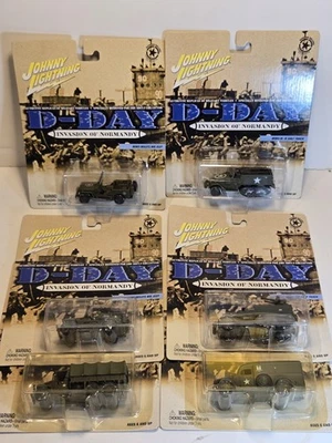 Four Johnny lightning D-Day Diecast military vehicles - Image 1 of 4