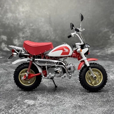 AOSHIMA 1/12 Scale Honda Monkey Pink Motorcycle Diecast Model Gifts Collection - Image 1 of 4