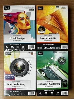 4x Serif Software - Neuer eingepackter Zustand, ältere Ausgaben - Bild 1 von 4