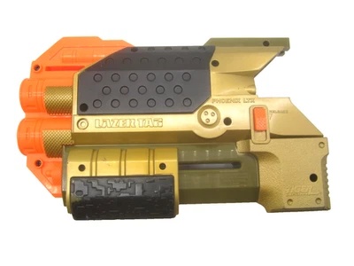 Tiger Electronics Phoenix LTX Gold Shotgun Attach Lazer Tag Gun Testado a Laser - Imagem 1 de 4