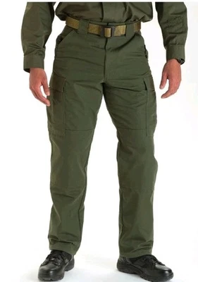 Nuevos Pantalones 5.11 Tácticos Para Hombre Ripstop TDU Estilo 74003 Medianos Regulares Tdu Verde Foto 1 de 4