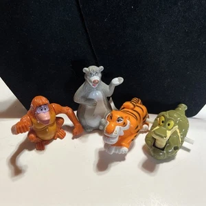 1989 Disneys Dschungelbuch McDonalds Happy Meal Aufziehspielzeug 4 Stück - Bild 1 von 3