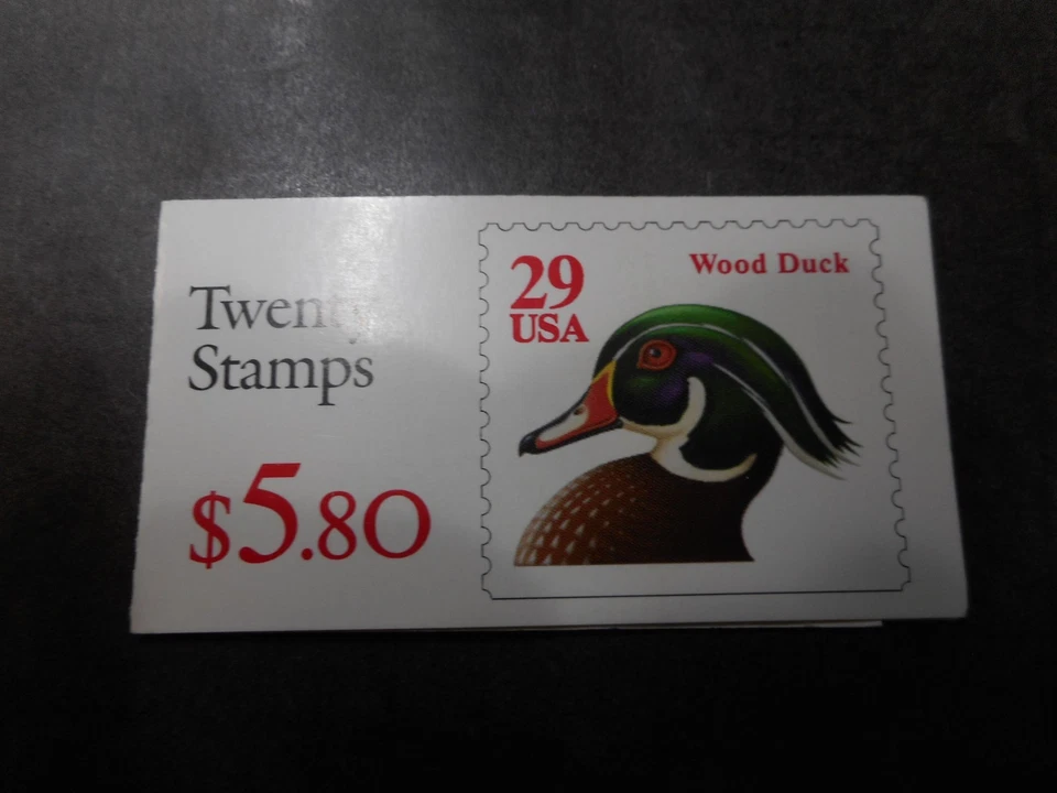 Scott 2485, 29 cent, Red & Multicolored Wod Duck, Booklet - Image 1 of 1