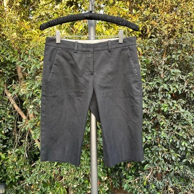 Шорты-бермуды Theory черные смокинг 00 - Изображение 1 из 4