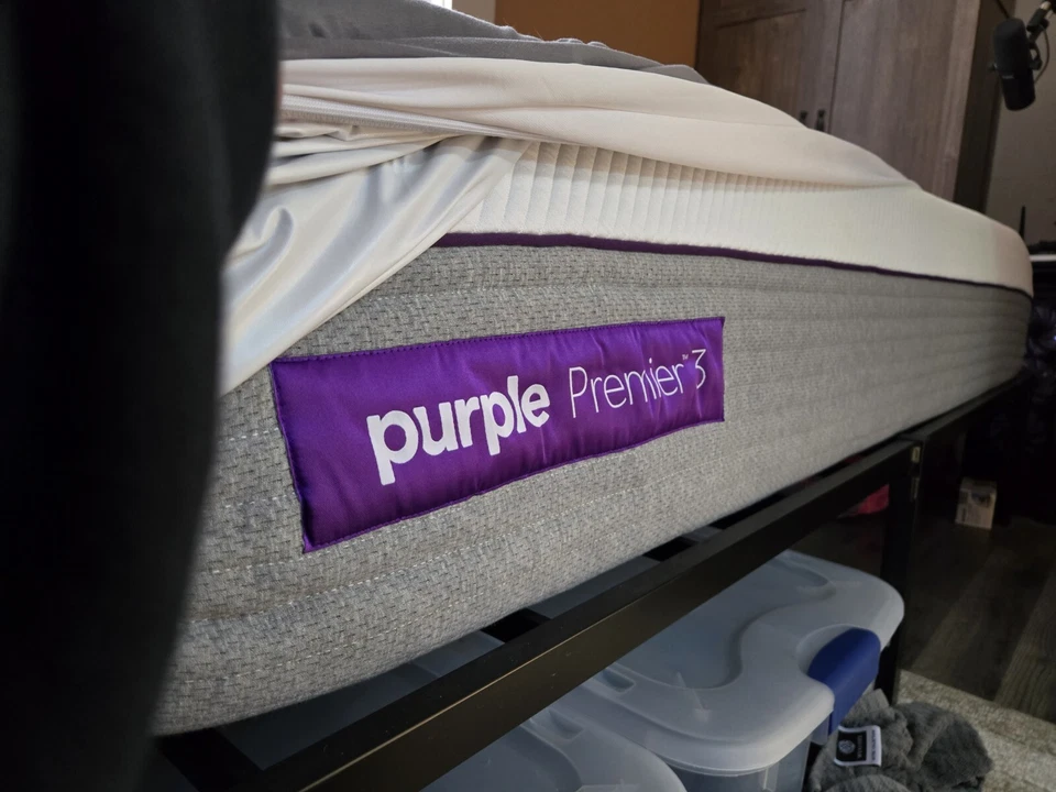 Purple Mattress Twin xl With Base - Image 1 of 1