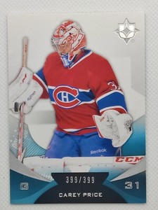 2012/13 Carey Price - #12 Ultimate Hockey Collection 399/399