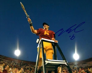 Foto de fútbol americano 8x10 firmada a mano autografiada por Cody Kessler USC Cleveland Browns - Imagen 1 de 1