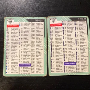 1991 Marvel Universe Serie 2 Impel Trading Cards UNVOLLSTÄNDIG BASE SET 116 Karten - Bild 1 von 10