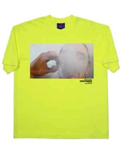 Online Ceramics x A24 Spring Breakers Alien Tee Movie T-Shirt Neon Yellow - NEW - Picture 1 of 2