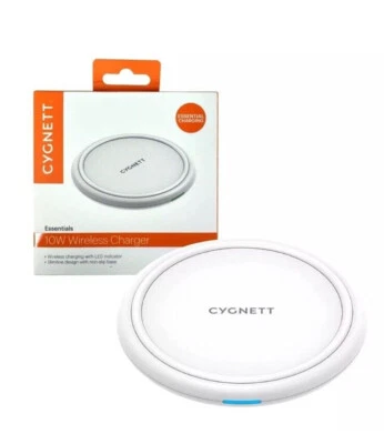 Cygnett 10W Wireless Charger Pad für iPhone und Android weiß - Bild 1 von 4