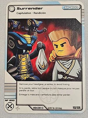 Lego Ninjago TCG - Surrender - 2012 Rare Trading Card 113/125 - Image 1 of 4