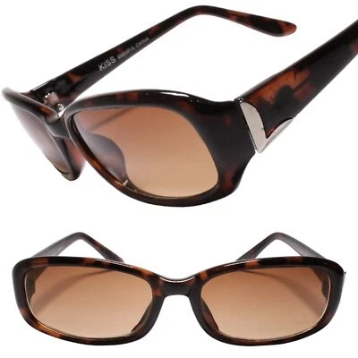 Óculos de sol clássico vintage estoque antigo armação retangular prata detalhes tartaruga - Imagem 1 de 3