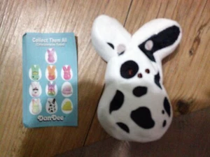 NEW DanDee EASTER PEEPS BUNNY small plush toy from mystery capsule egg COW - Picture 1 of 1