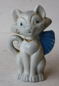 Cat Kitten Figurine Ceramic Porcelain Hand Painted Made Japan Cartoon Style VTG - Picture 1 of 1