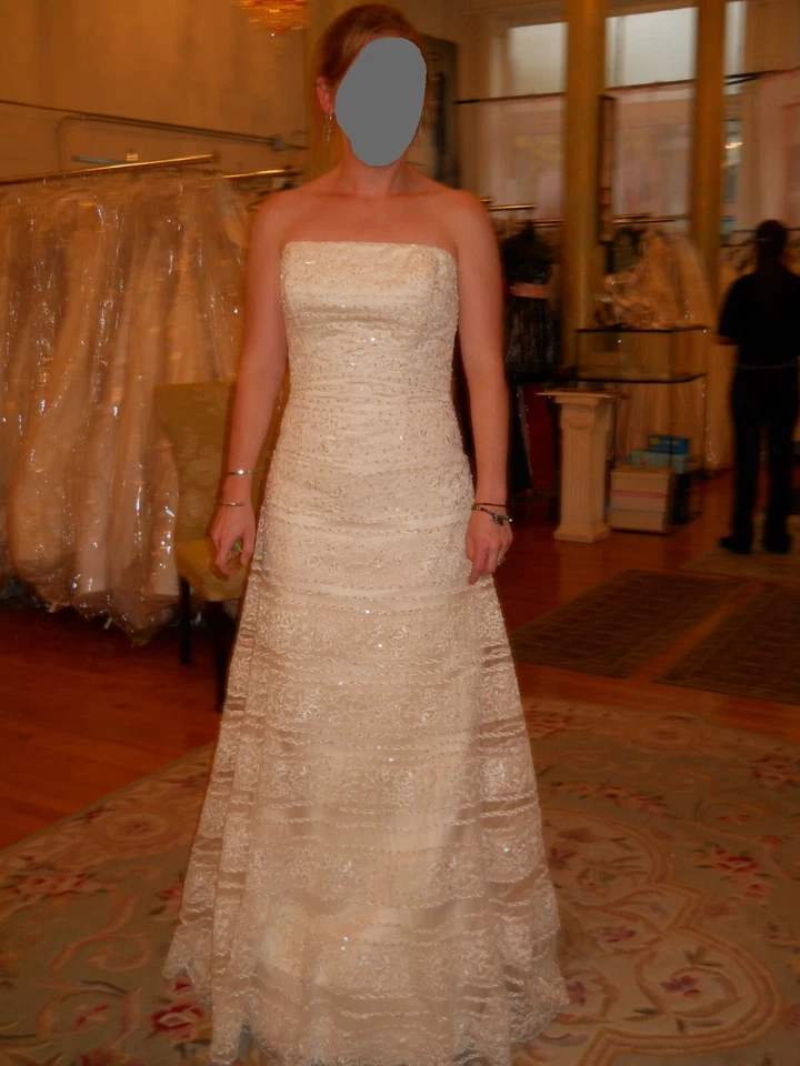 Único, Alternativo Novia Vestido de Novia Maggie Sotterro Vestido, Libby, Talla 8 Foto 1 de 4