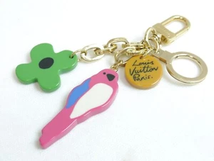 Authentic LOUIS VUITTON Key chain key ring bird Metallic #3952 - Picture 1 of 9