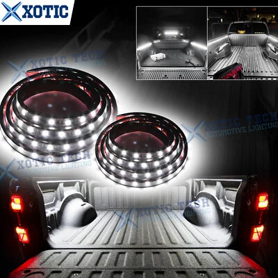 Kit de tira de lámpara de luz de trabajo LED blanca de 60 pulgadas para cama de carga para camioneta pickup Foto 1 de 4