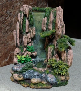 Burbujeador cascada aleta superior decoración acuario 12" - Imagen 1 de 6