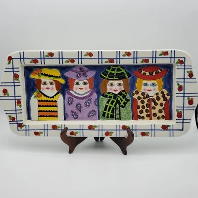 Ladies Club Seasons Serving Tray Platter - Image 1 of 4