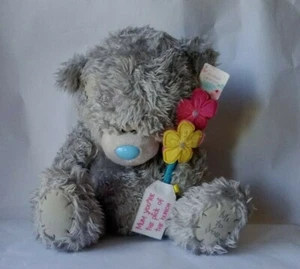 Me To You Tatty Teddy With flower (30cm) - Picture 1 of 6