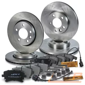 BREMSSCHEIBEN + BREMSBELÄGE VORNE + HINTEN FÜR VW TRANSPORTER BUS T5 T6 BIS 19 - Bild 1 von 12