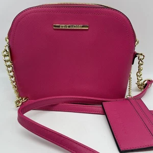 STEVE MADDEN BMAGGIE Crossbody Handbag Purse Card Holder PINK color EUC - Picture 1 of 15