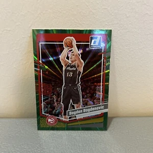 2023-24 Panini Donruss Basketball Green LASER HOLO Bogdan Bogdanovic #147 Hawks - Picture 1 of 6