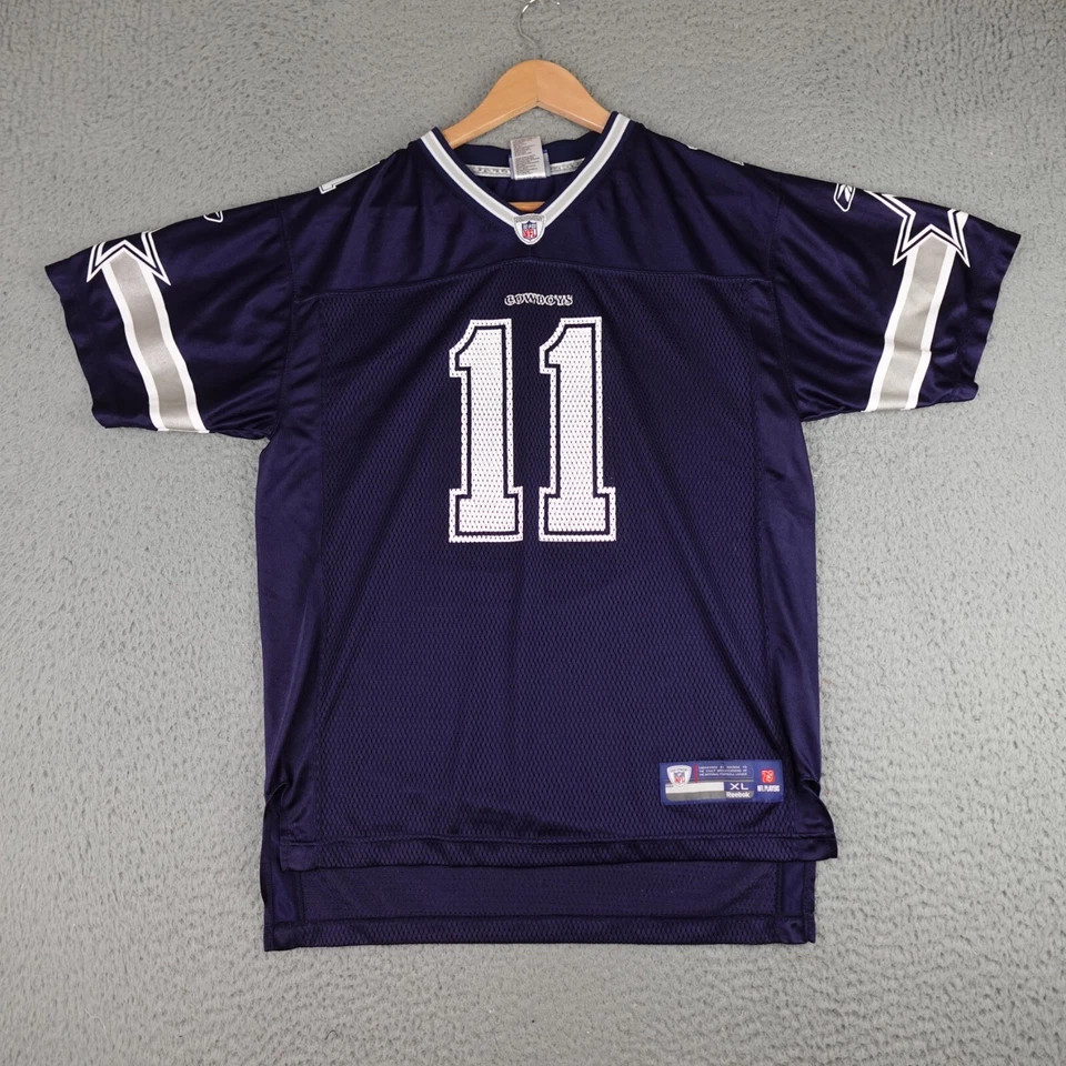 Camiseta De Colección Dallas Cowboys Juvenil XL Azul Roy Williams #11 NFL Fútbol Reebok Foto 1 de 4